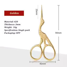 Stainless Steel Antique Stork Scissors