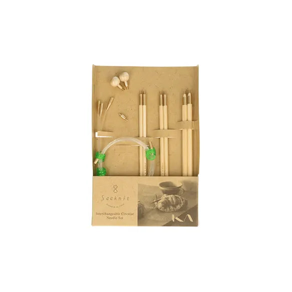Seeknit Shirotake Interchang. Circular Ndl Set M 14cm (VOORBESTELLEN)