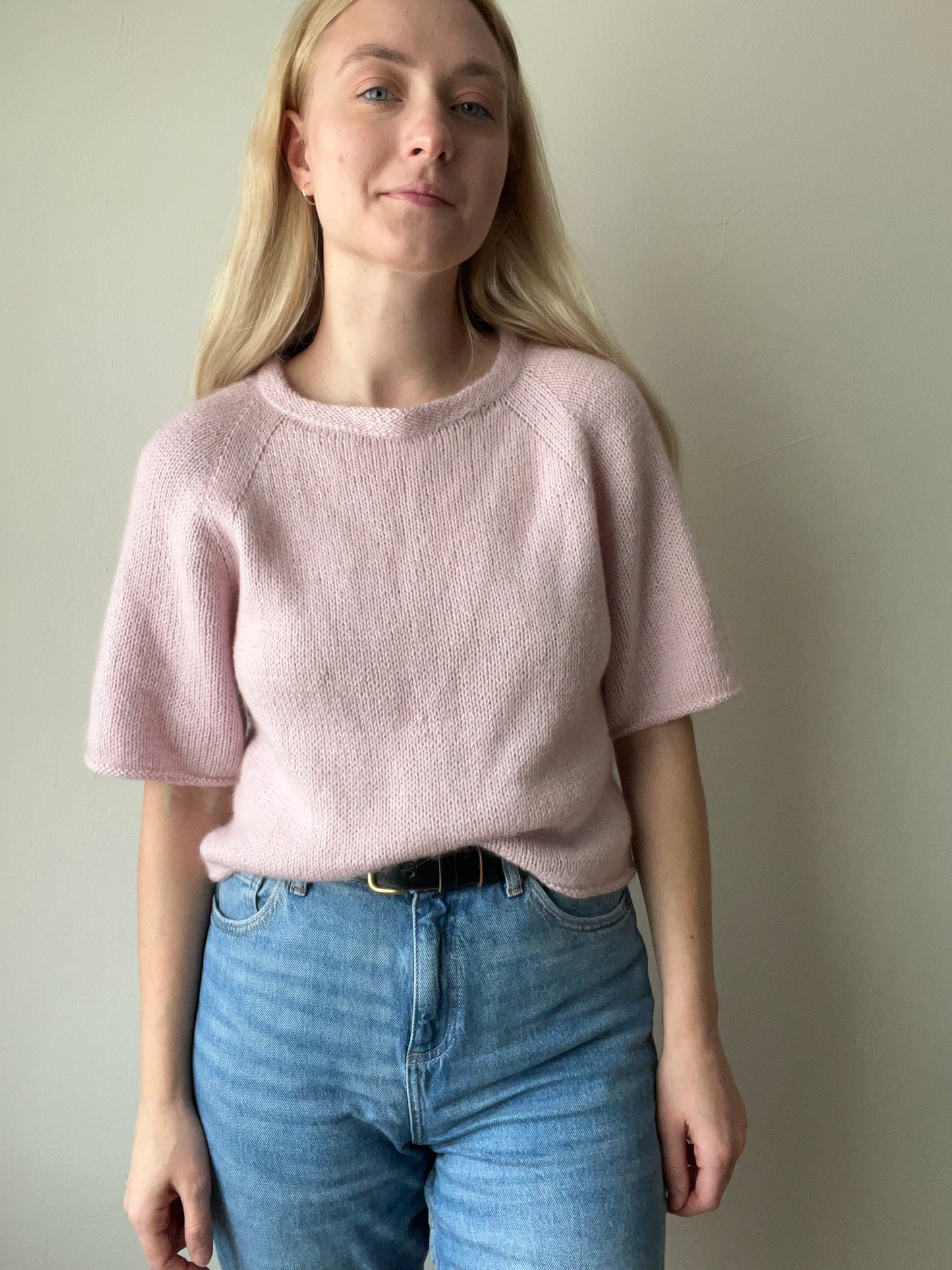 “Pamela” - three-quarter sleeve" sweater (digital product) English