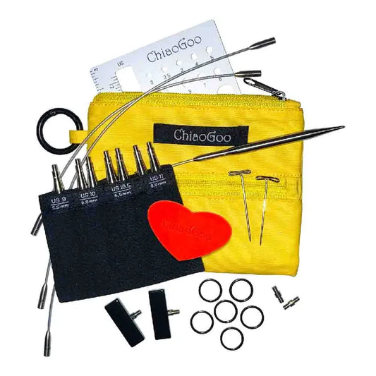 ChiaoGoo TWIST Large Shorties Set 8cm 5.50-8.00mm (VOORBESTELLEN)