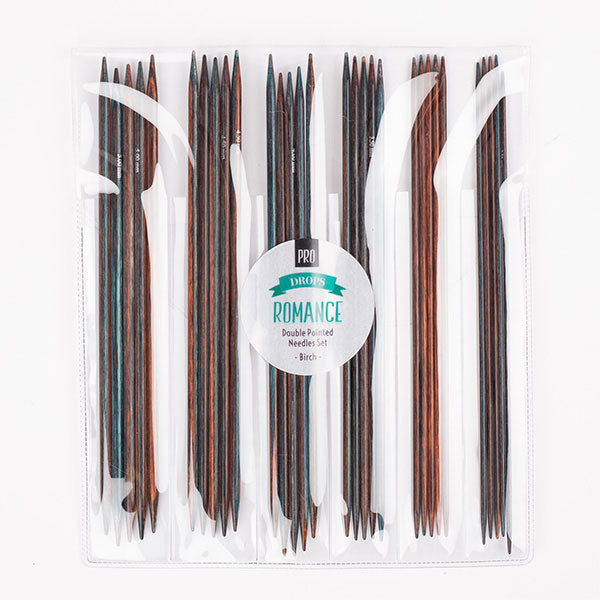 DROPS Pro Romance Dubbelpuntige Naaldenset (20 cm)