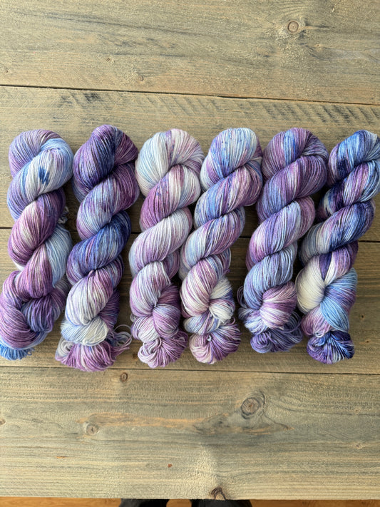 Hand dyed yarn by Stoncusknit colour 14
