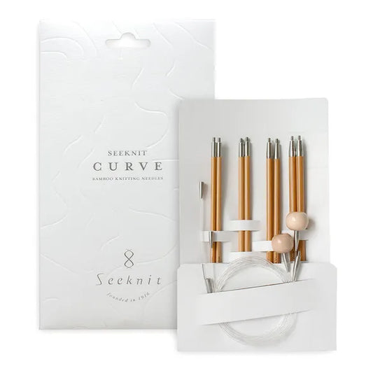 Seeknit Curve Koshitsu Inter. Needle Set M 15cm White (VOORBESTELLEN)