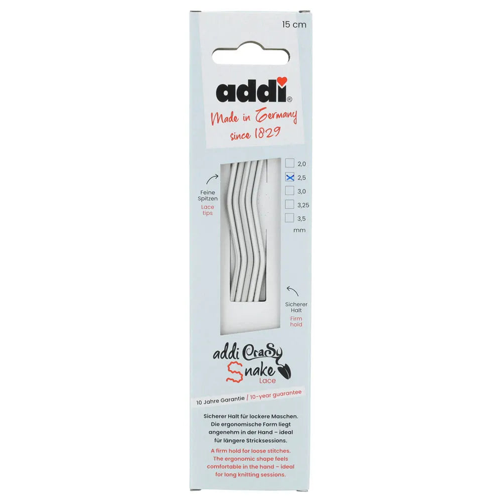 Addi CrasySnake double-pointed needles
